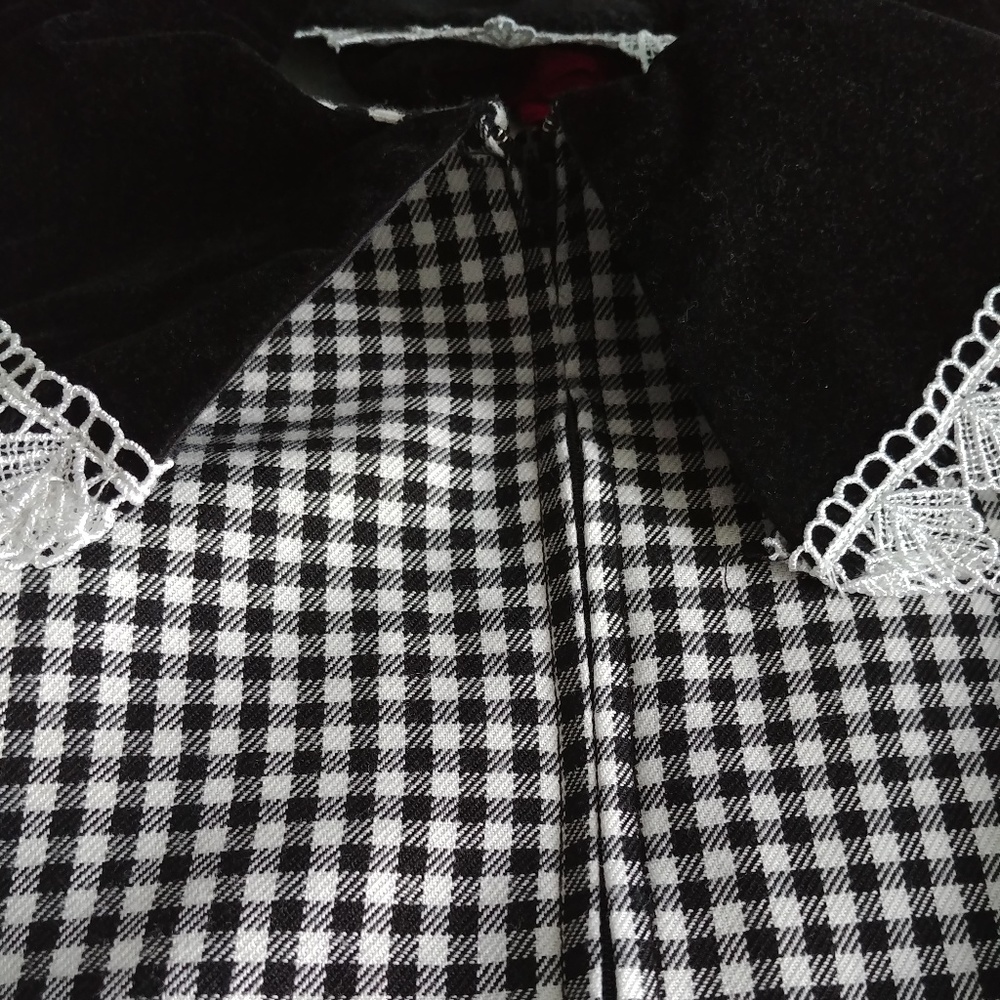 | Checkered Formal Dress | 008 | - Picture 6 of 8